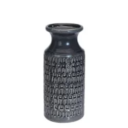Vaza din ceramica neagra 30 cm