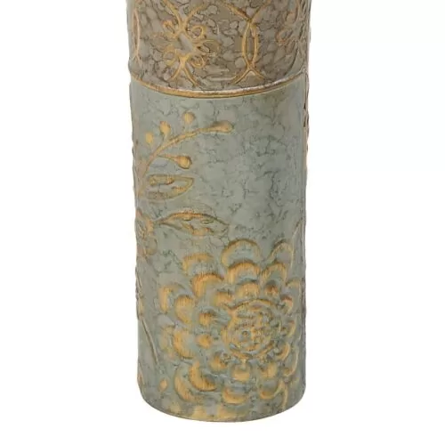 Vaza metalica auriu antichizat 14x71 cm2