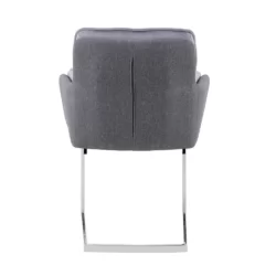 dizajnova jedalenska stolicka siva chimena 03