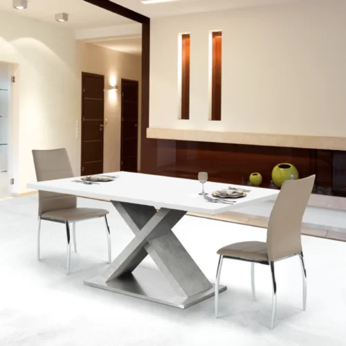 jedalensky stol beton biela farnel interier