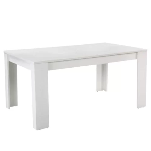 jedalensky stol biely 160x90 cm tomy na bielom pozadi