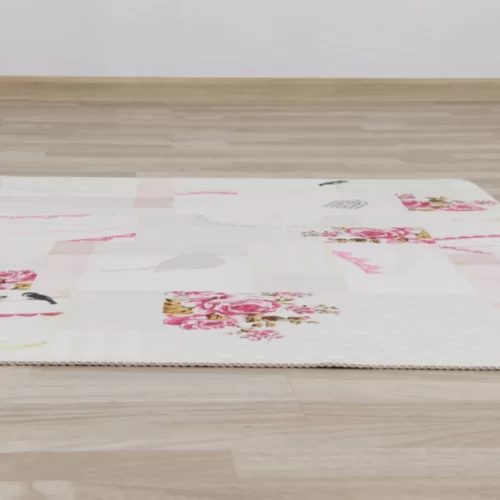 koberec ruzova biela adeline pohlad zpredu 1