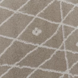 koberec tyron bezova biela 67x120 vzor koberca 8
