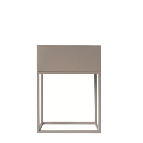Ghiveci flori din metal multifunctional maro deschis TAUPE INDIZE TYP 1 WL4211