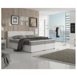 novara postel biela siva komfort interier 2
