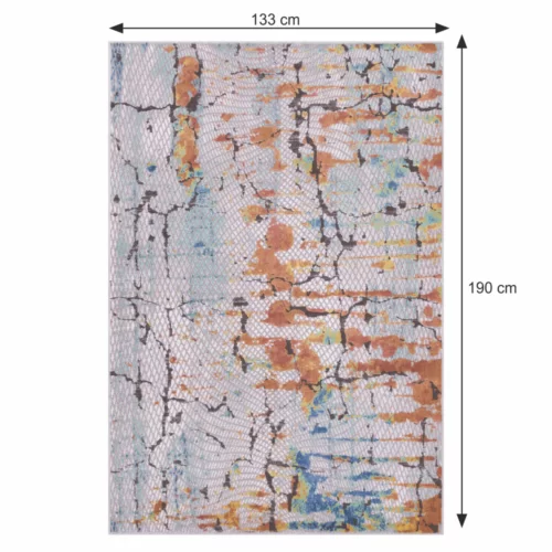tareok koberec farebny vzor 133 190 cm rozmery