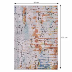 tareok koberec farebny vzor 67 120 cm rozmery