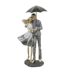 Figurina cuplu cu umbrela 41 cm