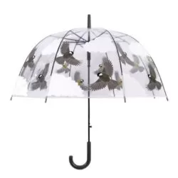 Umbrela de ploaie model pasari cu nori 81 cm