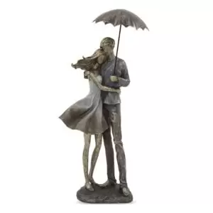 Figurina cuplu cu umbrela 55x26.5x11 cm