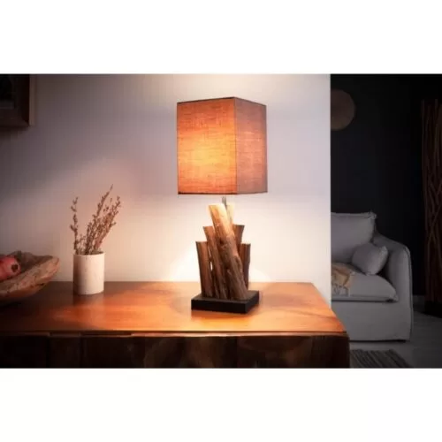 Lampa de masa lemn 45 cm2