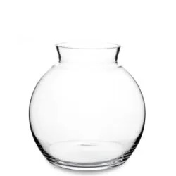 Vaza sticla transparenta 22x20 cm