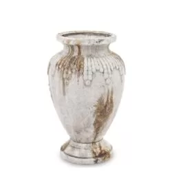 Vaza ceramica gri antichizat 33x18 cm
