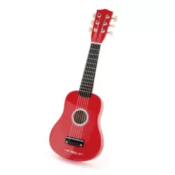 chitara rosie din lemn viga 1