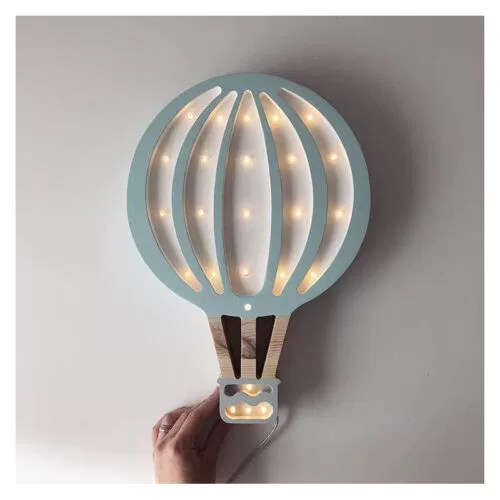 lampa little lights balon cu aer cald blue sky