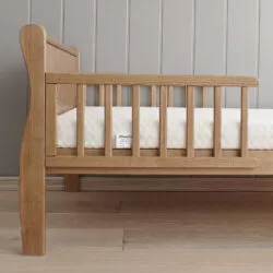 pat din lemn masiv pentru junior noble alb 160 80 cm copie 403 9483
