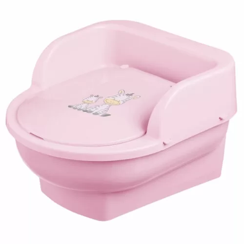 olita copii mini toaleta recipient detasabil zebra light pink maltex baby 999032