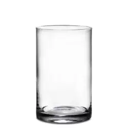 Vaza sticla transparenta cilindru 30x19 cm
