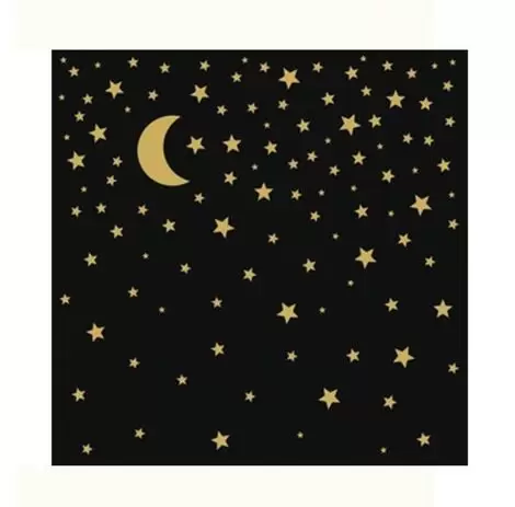 Servetele de masa 33x33 cm Moonlight Black Gold
