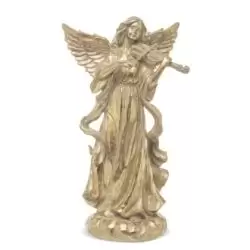 Figurina inger auriu antichizat 30x16x10 cm