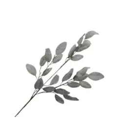 Creanga artificiala frunze Eucalipt verde zapada 80 cm