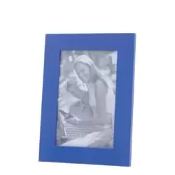 Ramă foto din lemn 14×19×0.9 cm Albastra