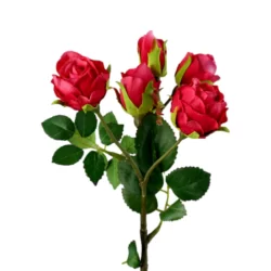 Trandafiri artificiali fuchsia – 37 cm