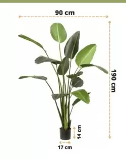 planta artificiala strelitzia in ghiveci 190 cm 2067