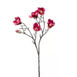 ramura magnolia artificiala roz 65 cm 2160