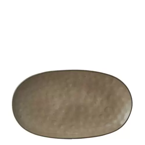 Platou ceramic Tabo crem 31x18x3 cm