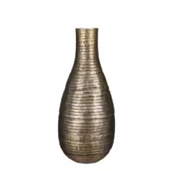 Vaza metalica Albany auriu antichizat 32x14 cm