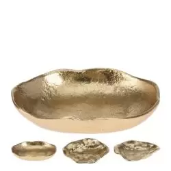 Platou metalic auriu 15 cm