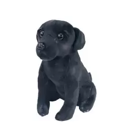 Caine de salvare cu sunet LABRADOR NEGRU – Jucarie Plus Wild Republic 14 cm