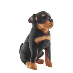 Caine de salvare cu sunet ROTTWEILER - Jucarie Plus Wild Republic 14 cm