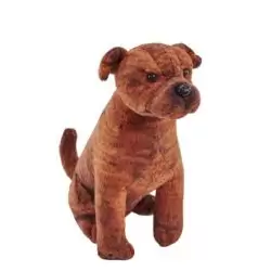 Caine de salvare cu sunet STAFFORDSHIRE BULL TERRIER – Jucarie Plus Wild Republic 14 cm