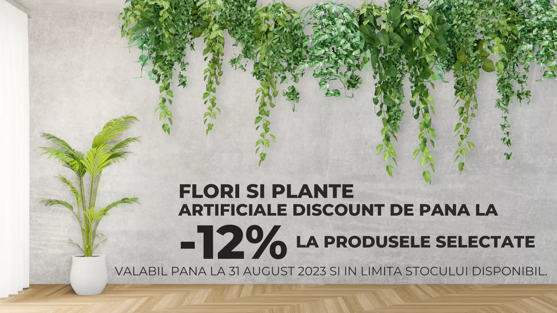 Promotie Flori si plante artificiale amsieu.ro Vara