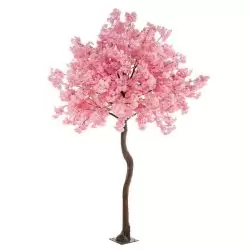 copac artificial cu flori cherry roz 270 cm 3176