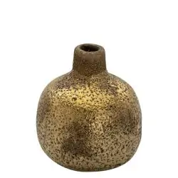 Vaza auriu antichizat 9x9 cm