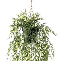 planta artificiala curgatoare bamboo in ghiveci 50 cm 3775
