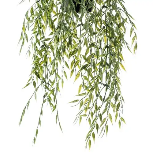planta artificiala curgatoare bamboo in ghiveci 50 cm 3776