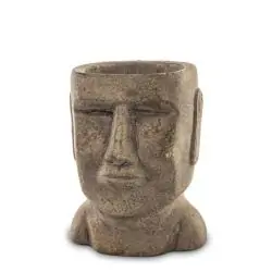 Ghiveci statuie Moai 16.5x13x12 cm