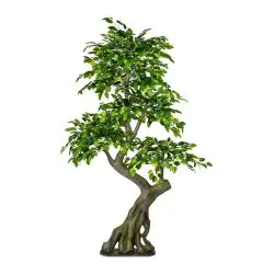 Ficus artificial decorativ Benjamina verde – 170 cm