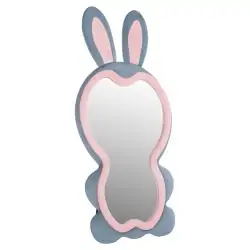 Oglinda de podea Bunny MDF albastru roz 80x162 cm